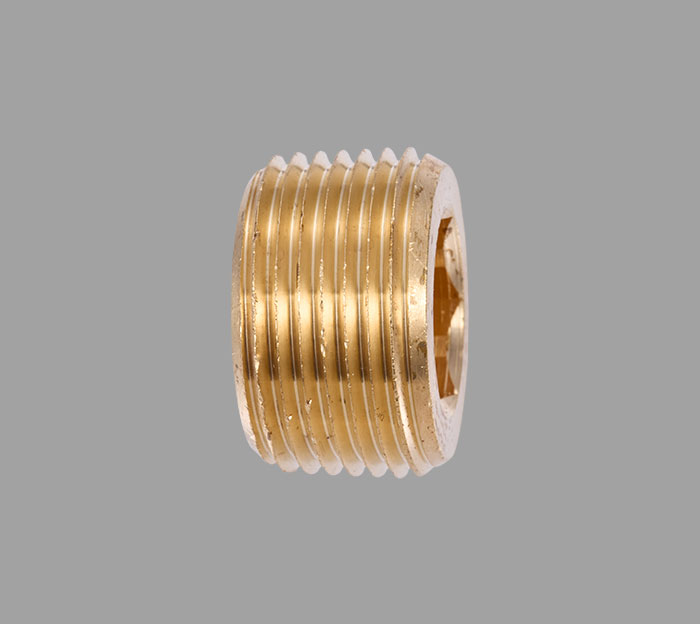 Pipe Countersunk Hex Plug Brass Fittings | Brass Pro