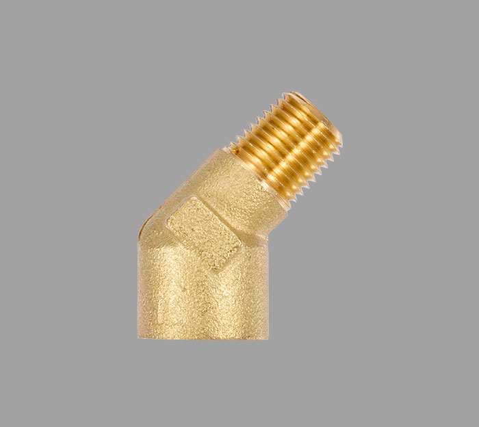 124A-E-1F Pipe Female to Male 45° Elbow - Pipe | Brass Pro