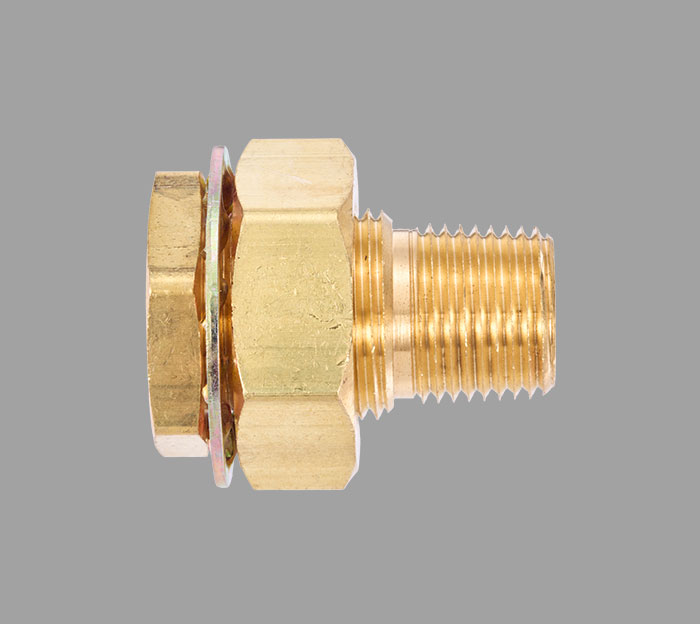129A-391FC7-1 Bulkhead Connector - Bulkhead | Brass Pro