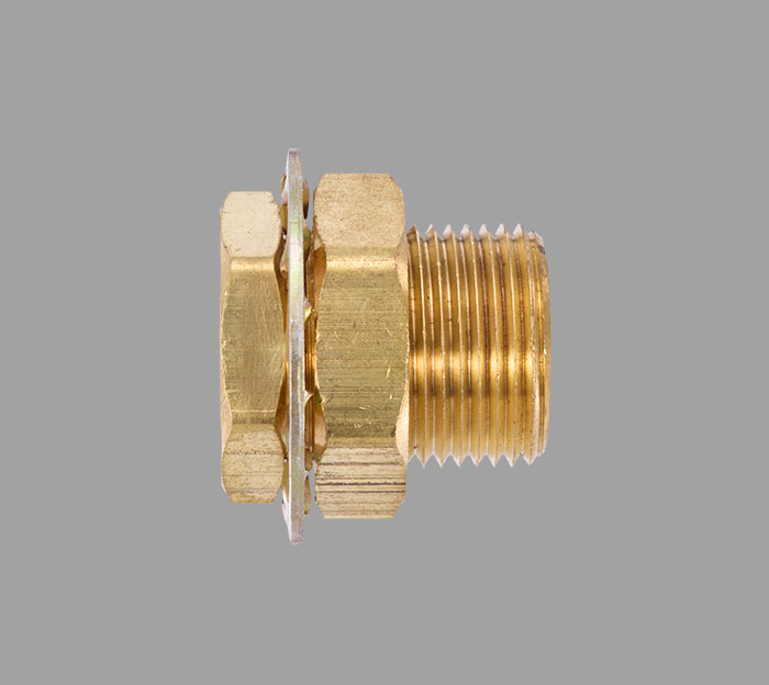 Bulkhead Female Coupling Brass Fittings | Brass Pro
