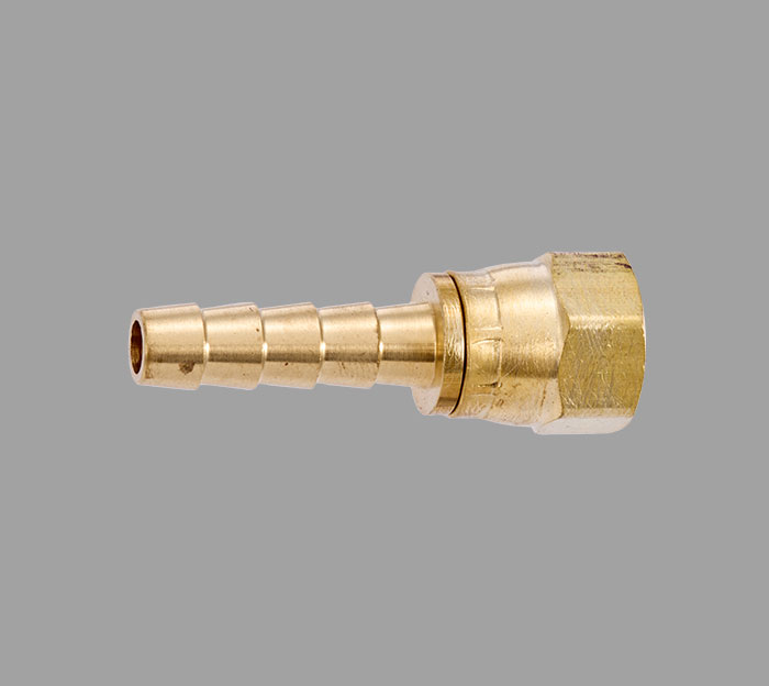Hose F-Flare Crimped Swivel Brass Fittings | Brass Pro