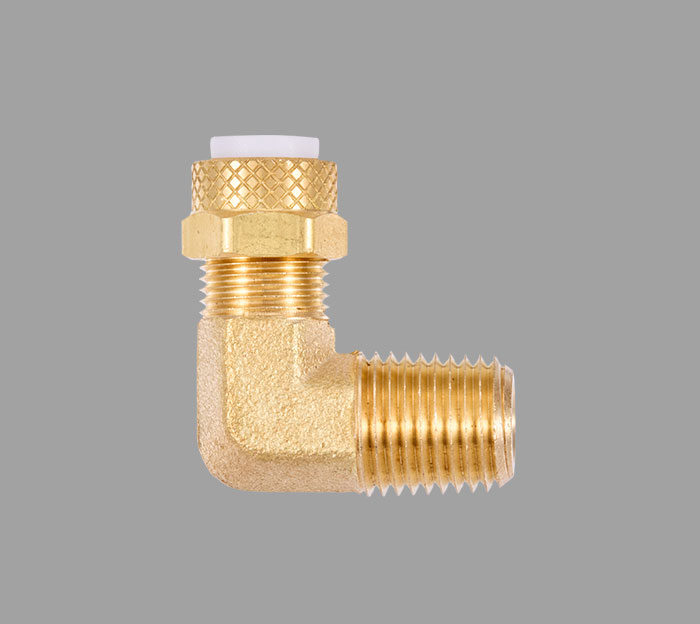 269PF-6A-1F Poly-Fit Male Elbow - Flareless | Brass Pro