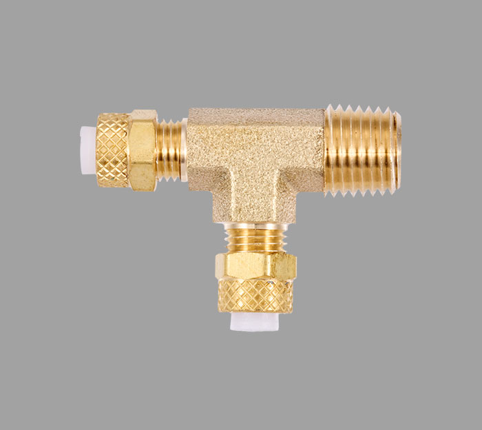 Poly-Fit Male Run Tee Brass Fittings | Brass Pro