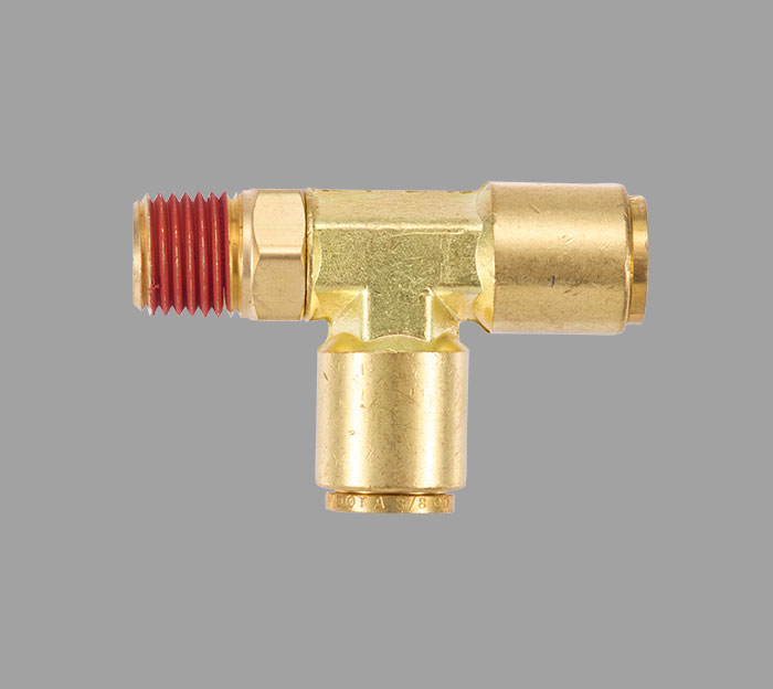 PTC Male Swivel Run Tee Brass Fittings | Brass Pro