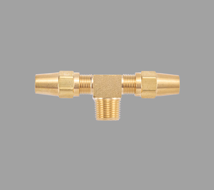 Copper-AB Male Branch Tee Brass Fittings | Brass Pro Industrial