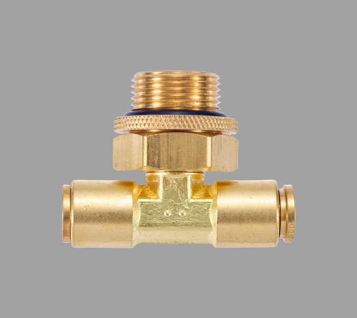 PTC Male Swivel Branch Tee Brass Fittings | Brass Pro Industrial