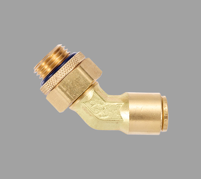 PTC Male 45° Swivel Elbow Brass Fittings | Brass Pro Industrial