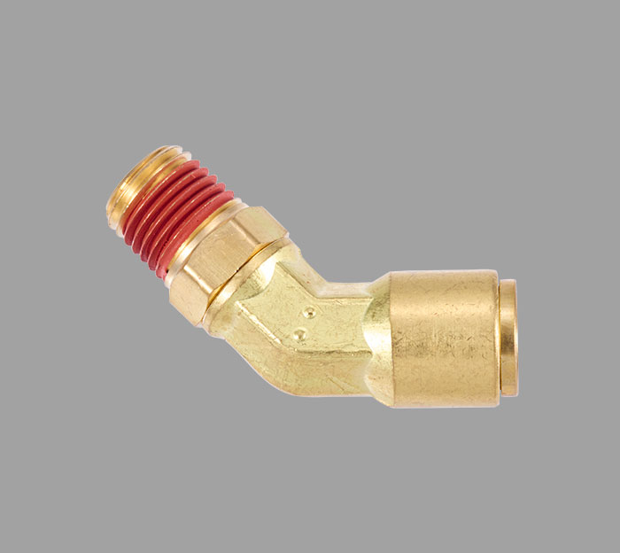 PTC Male 45° Swivel Elbow Brass Fittings | Brass Pro