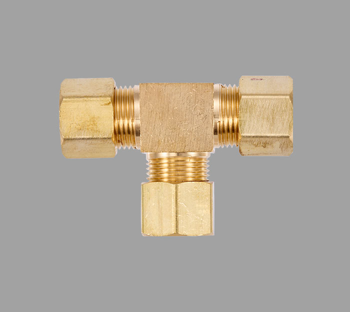 Compression Tee Brass Fittings | Brass Pro