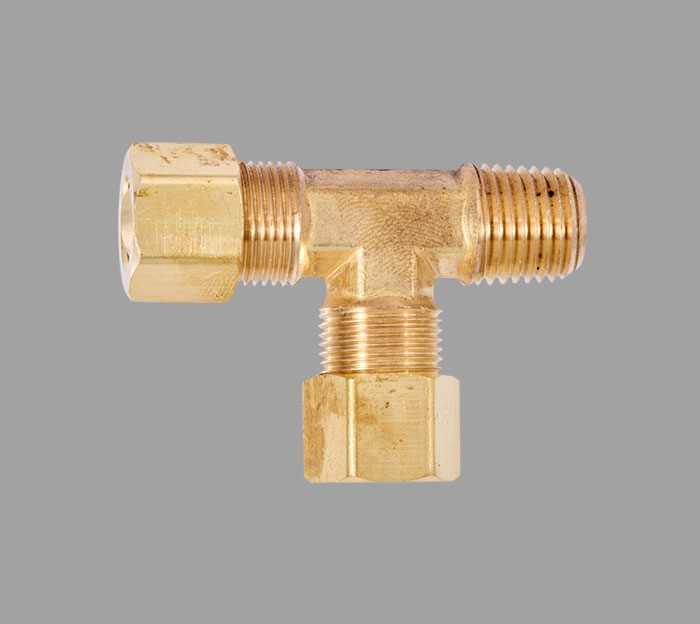 Compression Male Run Tee Brass Fittings | Brass Pro