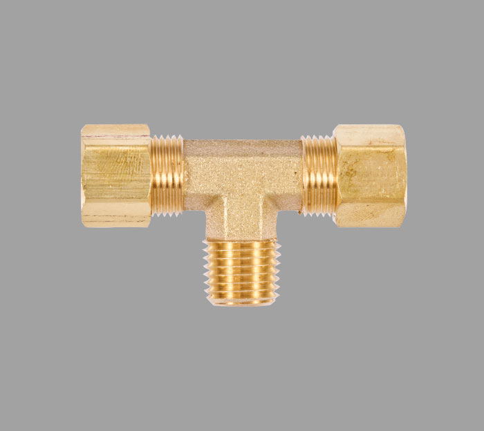 Compression Male Branch Tee Brass Fittings | Brass Pro
