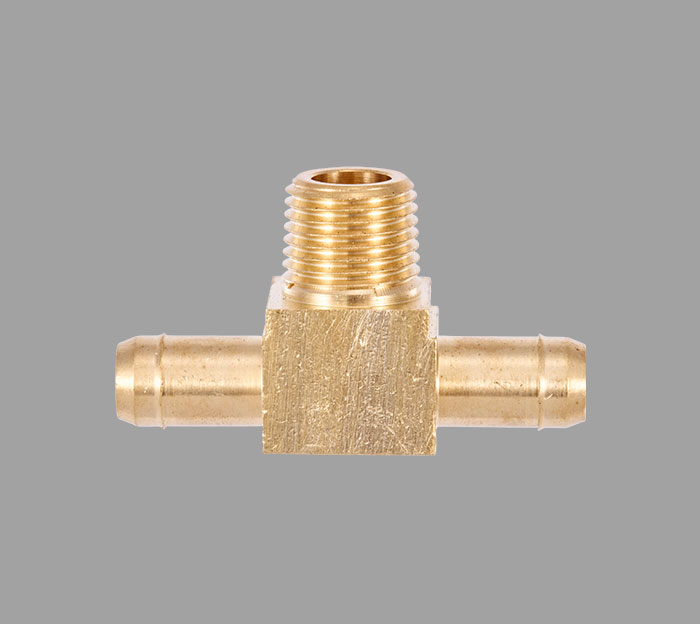 Single Barb Male Branch Tee Brass Fittings | Brass Pro
