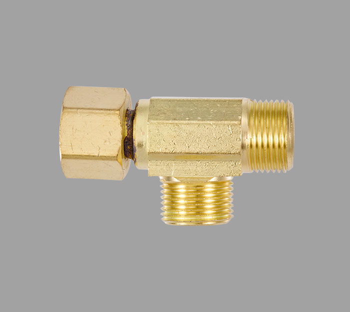 Compression Swivel Tee Brass Fittings | Brass Pro