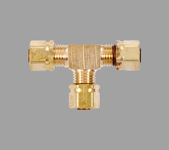 CAP Compression Tee Brass Fittings | Brass Pro