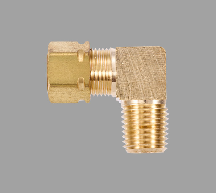 CAP Compression Male Elbow Brass Fittings | Brass Pro