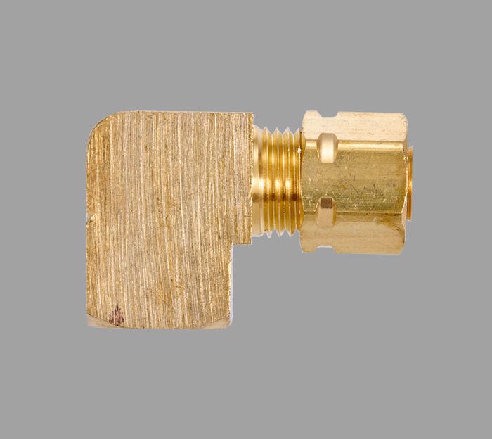CAP Compression Female Elbow Brass Fittings | Brass Pro