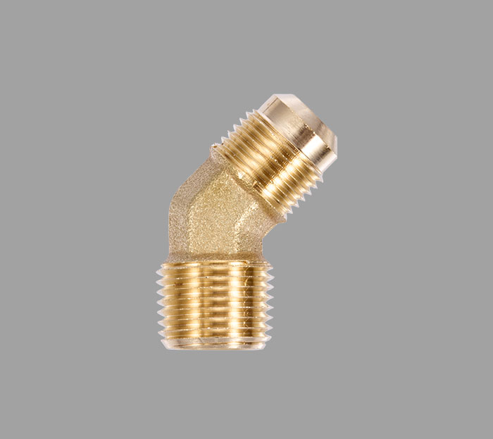Flare Male 45° Elbow Brass Fittings | Brass Pro