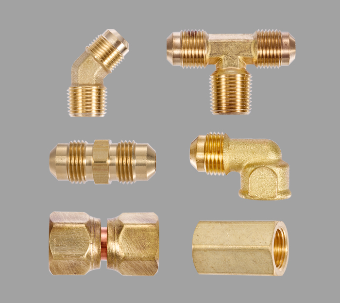 SAE 45 Deg Flare Brass Fittings | Brass Pro