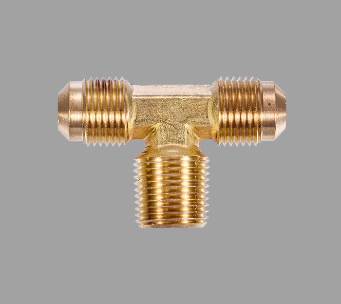 Flare Male Branch Tee Brass Fittings | Brass Pro